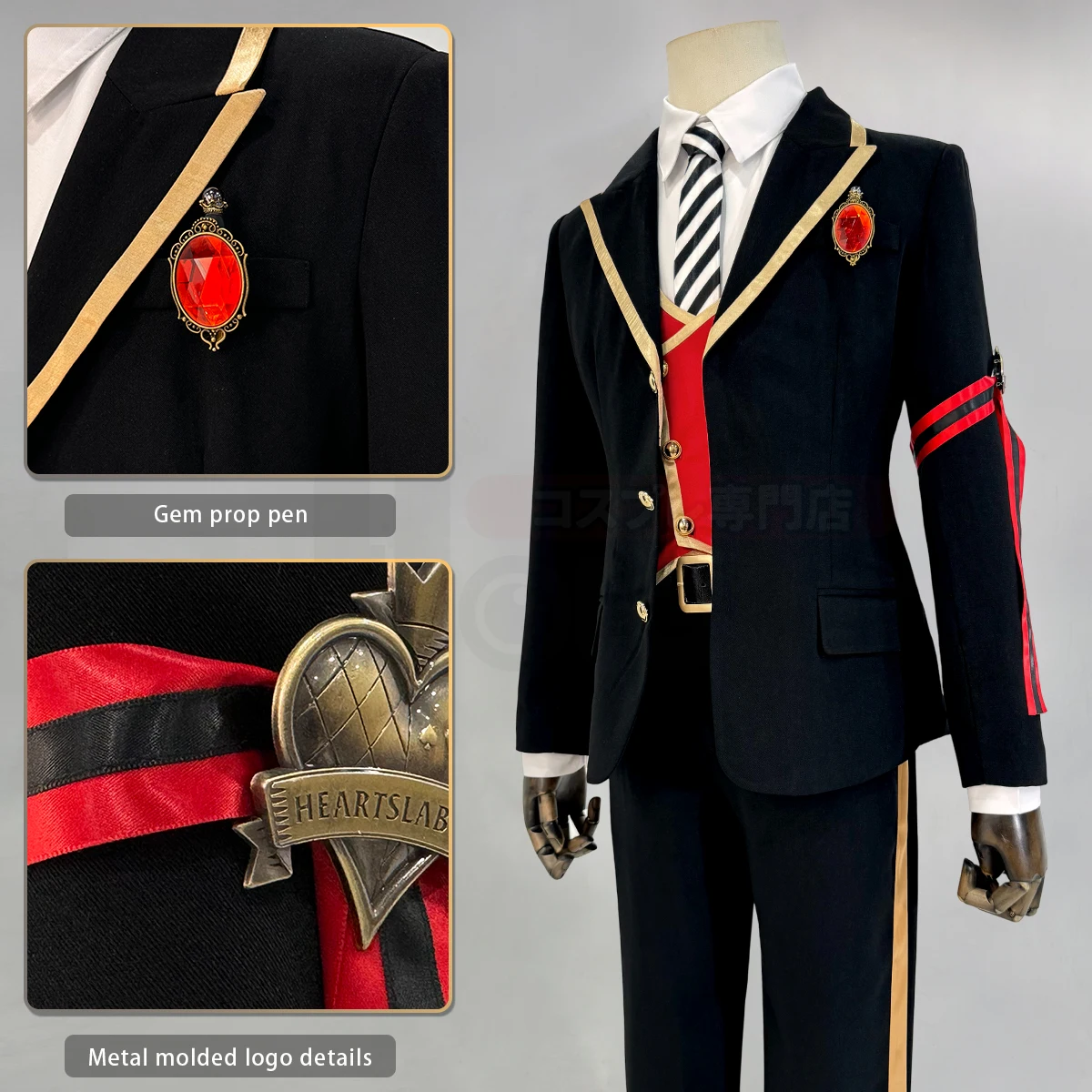 HOLOUN Twisted Game Heartslabyul Savanaclaw Cosplay Costume School Uniform Suit Vest Shirt Halloween Christmas Gift image 2
