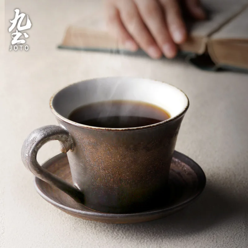 

JOTO Elegant and Luxurious Design Japanese Style Gilded Creative Minimalist Coffee Cup CFR0099