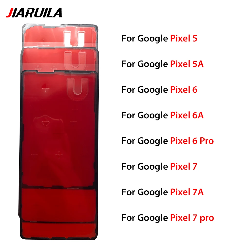 10 PCS LCD Display Sticker + Back Glass cover Adhesive For Google Pixel 5 5A 6 6A 6 Pro 7 7A 7 pro