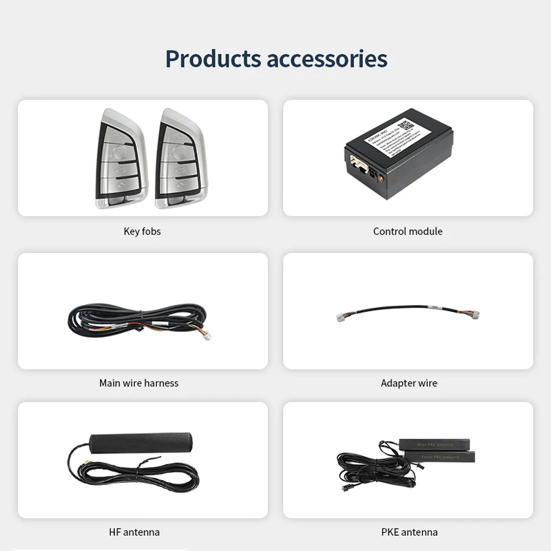 EASYGUARD PKE Entry Auto Lock Unlock Fit for Cars with Factory OEM Push Start Button BMW F Body, G Body MINI Window Up Down