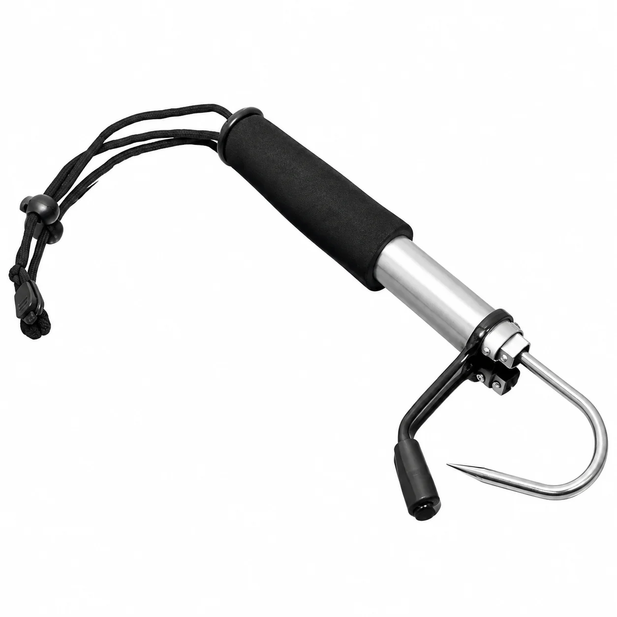 Telescopic Stainless Steel Fishing Gaff Hook Extendable Fish Landing Tool for Big Fish Saltwater Boat Sea Fishing