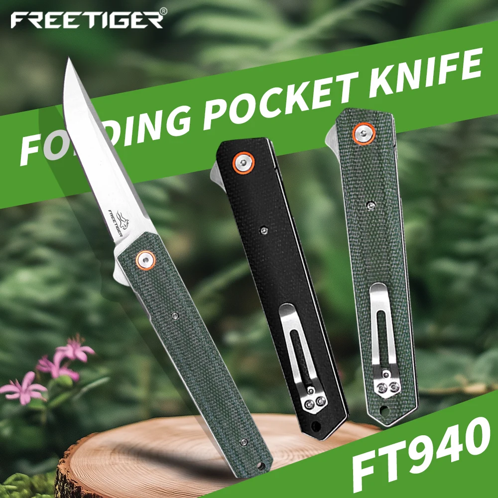 

FREETIGER EDC гаджеты складной карманный нож D2 лезвие открытый тактический инструмент для выживания и кемпинга бушкрафт охотничьи ножи