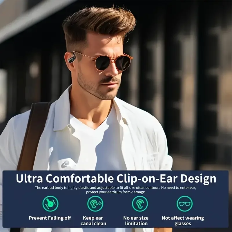 سماعة ترجمة جديدة لعام 2025 تعمل بالذكاء الاصطناعي في الوقت الحقيقي، شاشة طاقة LED، سماعة ترجمة 144 لغة، منفذ شحن من النوع C