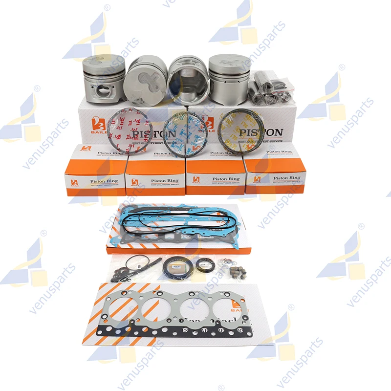 

For Isuzu C240 C240KPG C240K Overhaul Rebuild Gaske Kit Piston & Piston Rings Set C240-3G C240-4G 86*2.5+2+5 8-94236-225-0