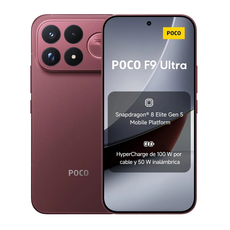 POCO F9 Ultra, wereldwijde versie, smartphone met Snapdragon 8 Elite Gen 5, 200MP-camera, 6,9" scherm met 185 Hz, AMOLED-display, 8050 mAh-batterij.