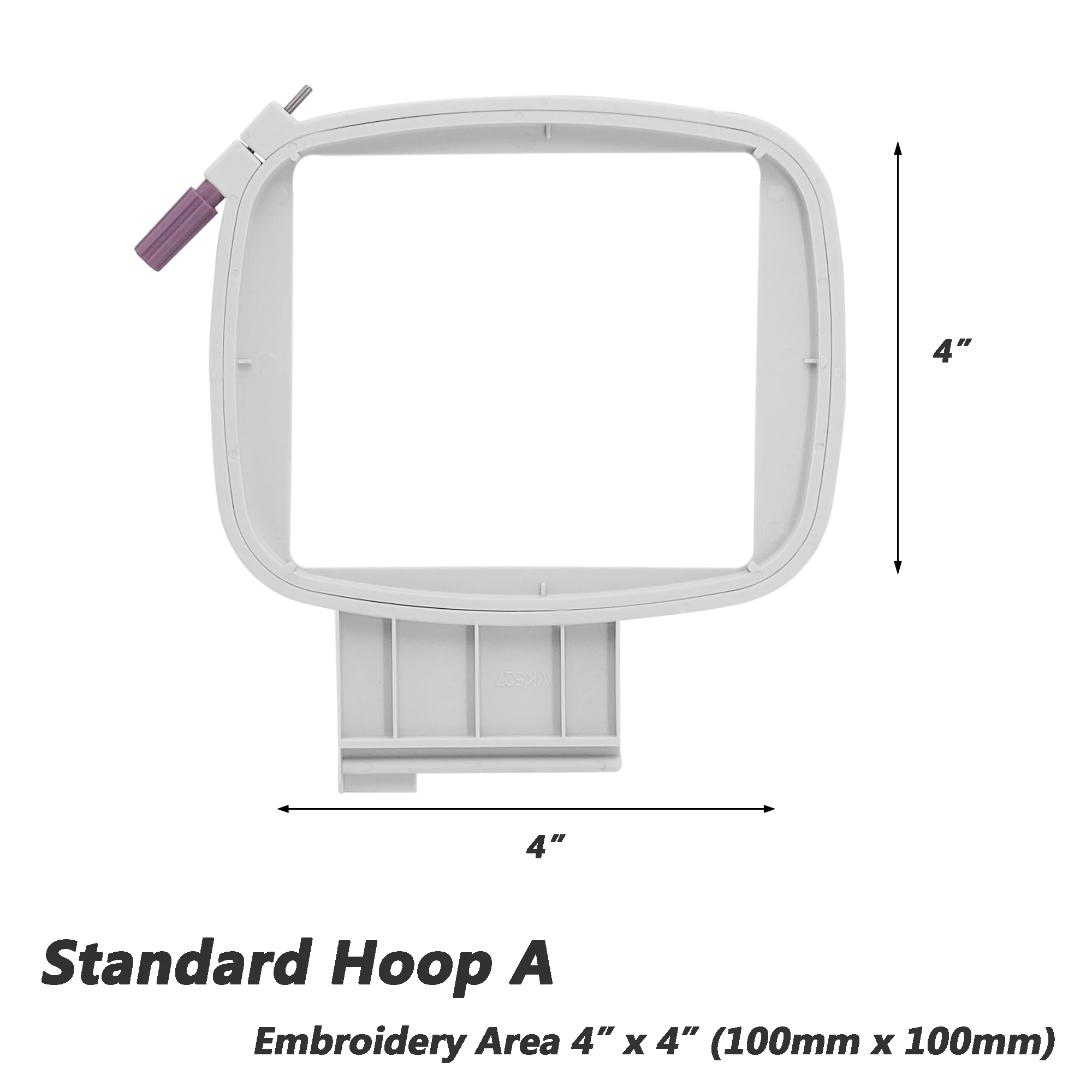 

Embroidery Hoop for Husqvarna Viking Designer Diamond Deluxe Royale Ruby Topaz 4x4inch Hoops Embroidery Machine Frame VK527