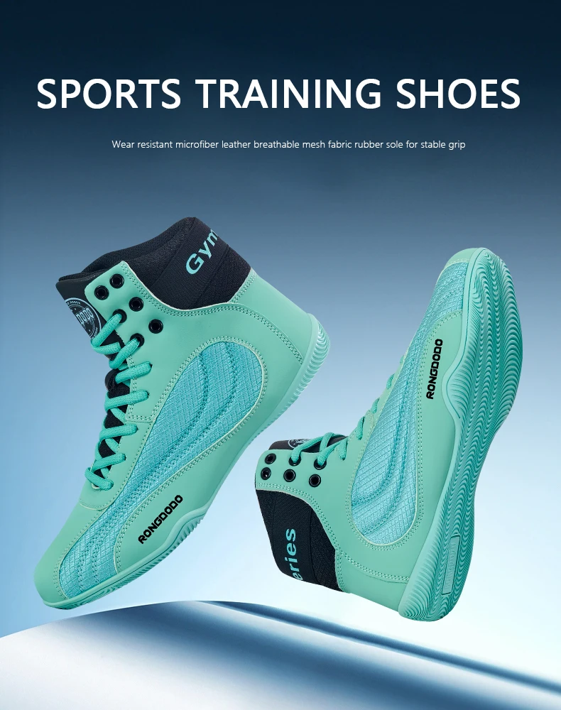 Trainings-Wrestling-Schuhe für Männer und Frauen Atmungsaktive Fitness-Boxschuhe Professioneller Fußschutz Hochwertige Wrestling-Schuhe – Detail 3