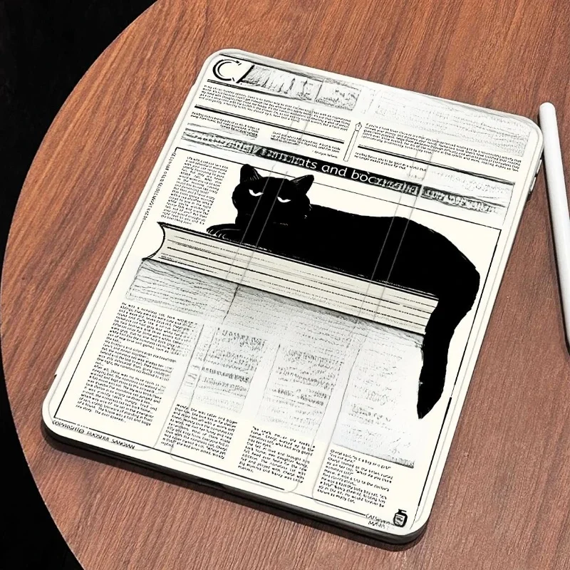 Etui Black Cat Ipad Case na Ipad 10th Generation Air 5/4 10.9 A16 11th Smart Case IPad Pro 11 12.9 10.5 10.2 9th 8th 6th 5th 9.7" — zdjęcie produktu 7