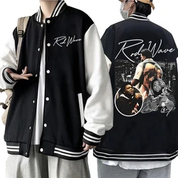 Rod Last Lap Tour 2024 Baseballs Jackets Women Men Waves Vintage Rapper Sports Baseball Jacket Hoodies for Fans Gift
