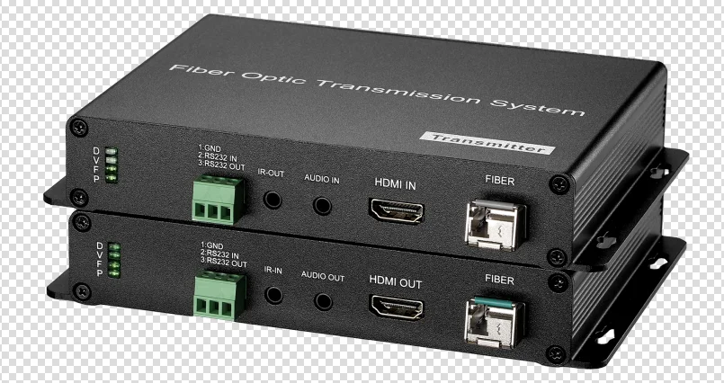 1 channel bidirectional 3.5 audio, HD MI 2.0 Fiber Optic Converter 10KM LC fiber 4k60HZ video  Fiber optic transmitter receiver