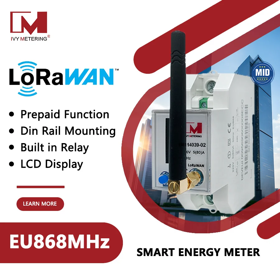 Imagem -02 - Medidor de Protocolo de Comunicação Lorawan Lora Wan Monofásico Lorawh Em11403901 02 Módulo Kwh