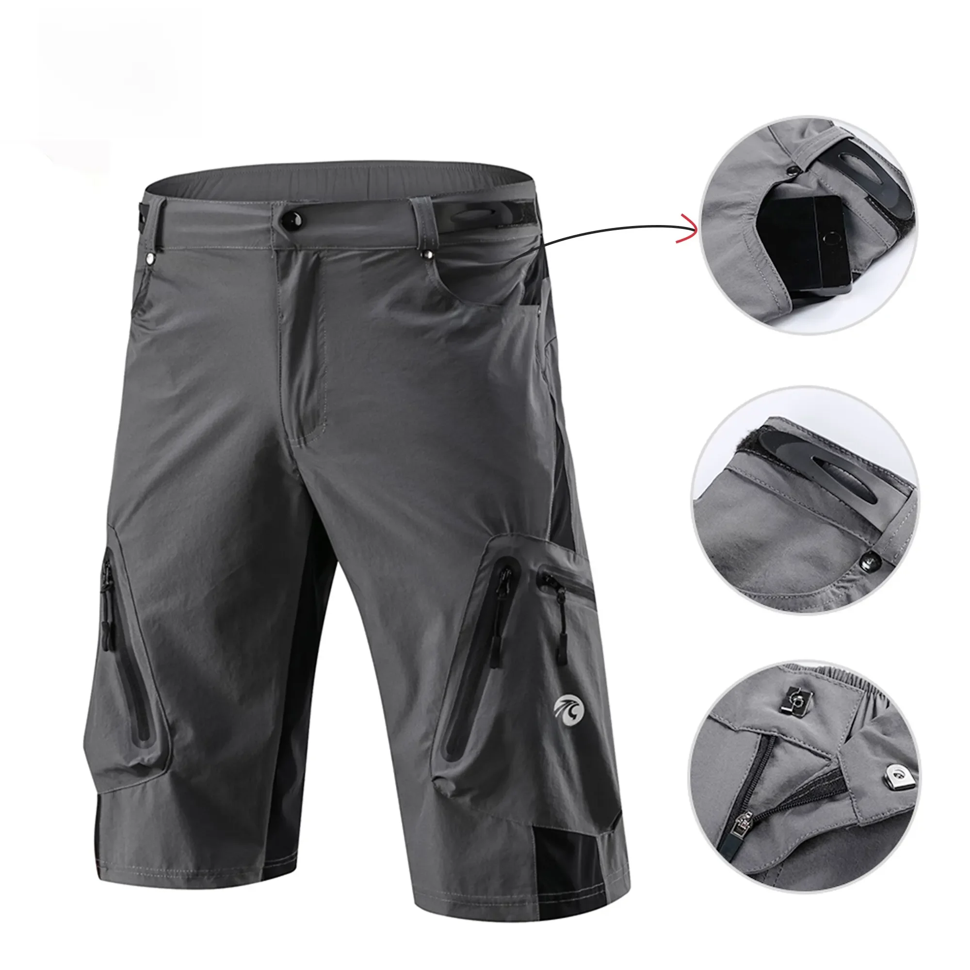 AliExpress X-TIGER Mountain Bike Shorts Multi-Pockects Breathable Loose Riding Road MTB Shorts Outdoor Sports Waterproof Cycling Pants