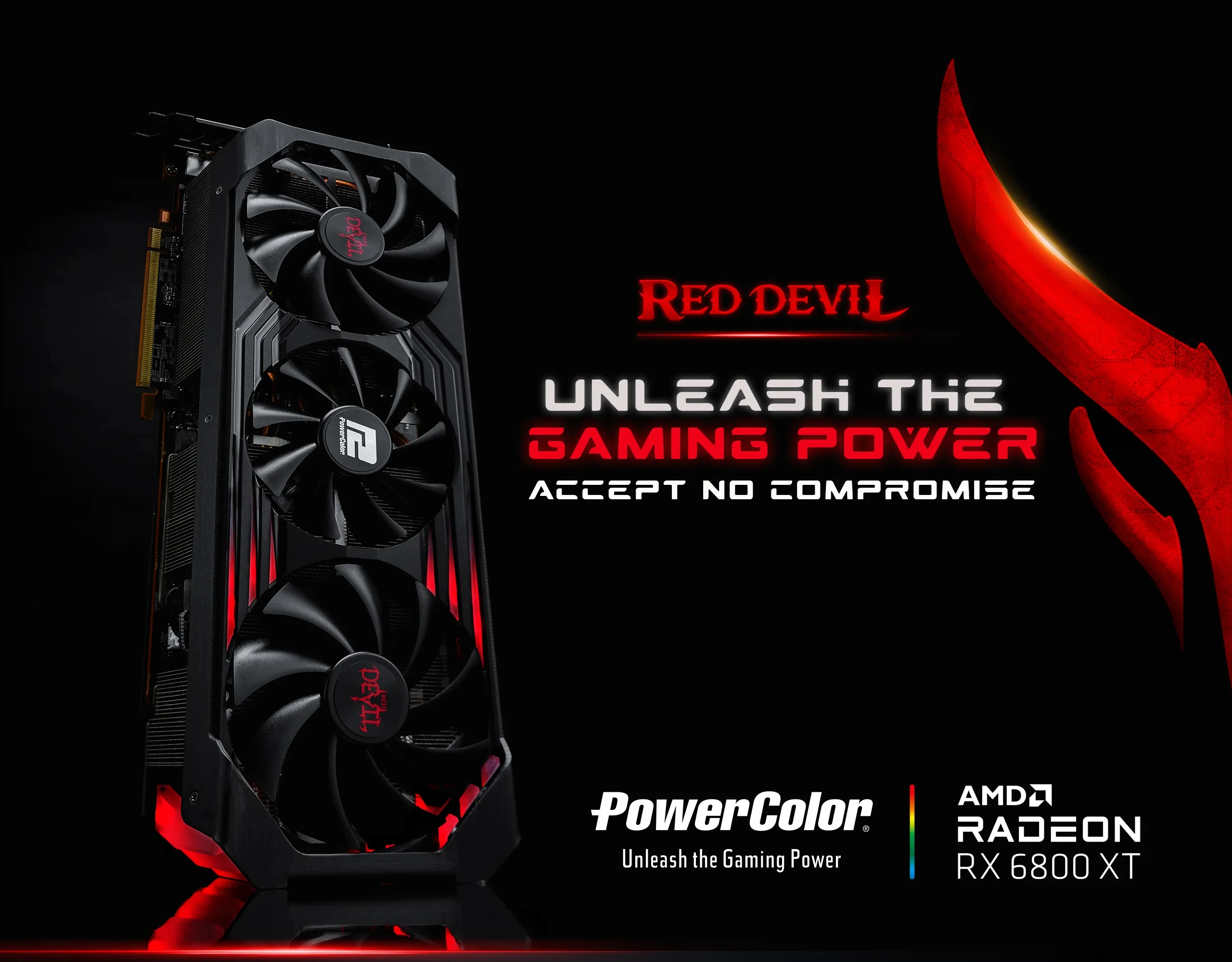 PowerColor Radeon RX 6800 XT 16GB Red Dragon GDDR6 Video Graphics Card GPU