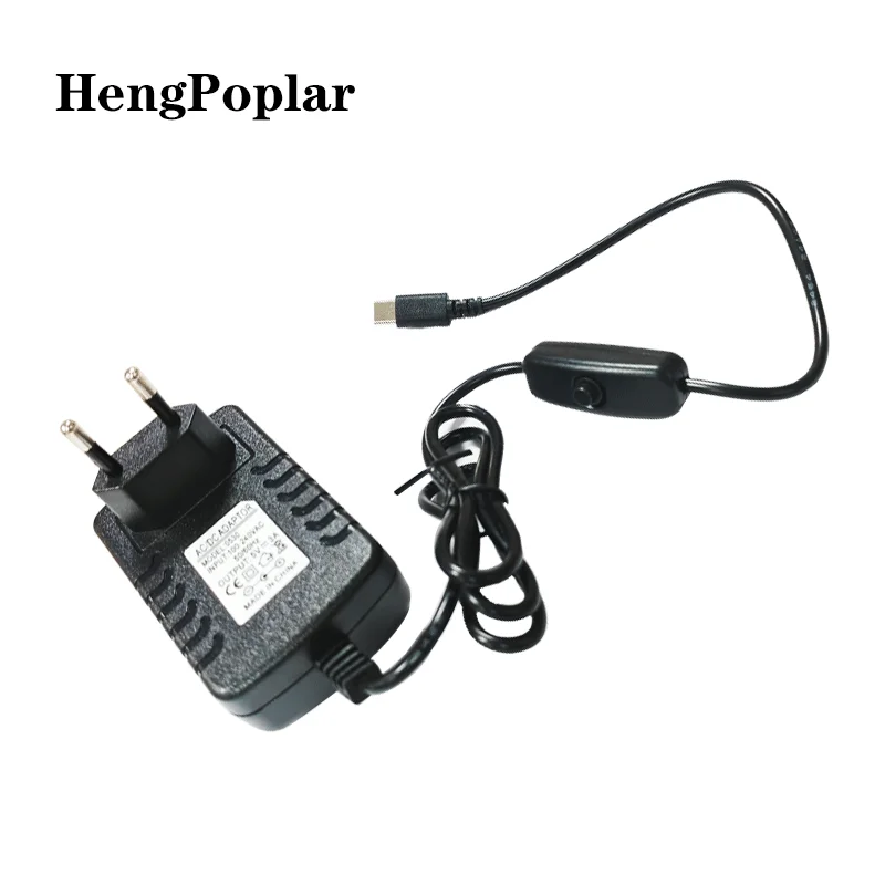 for 5V3A Power Supply USB Type-C Charger For Raspberry PI 4 Model B 5V/3A Power Adapter PSU Power Source Unit Switching Socket