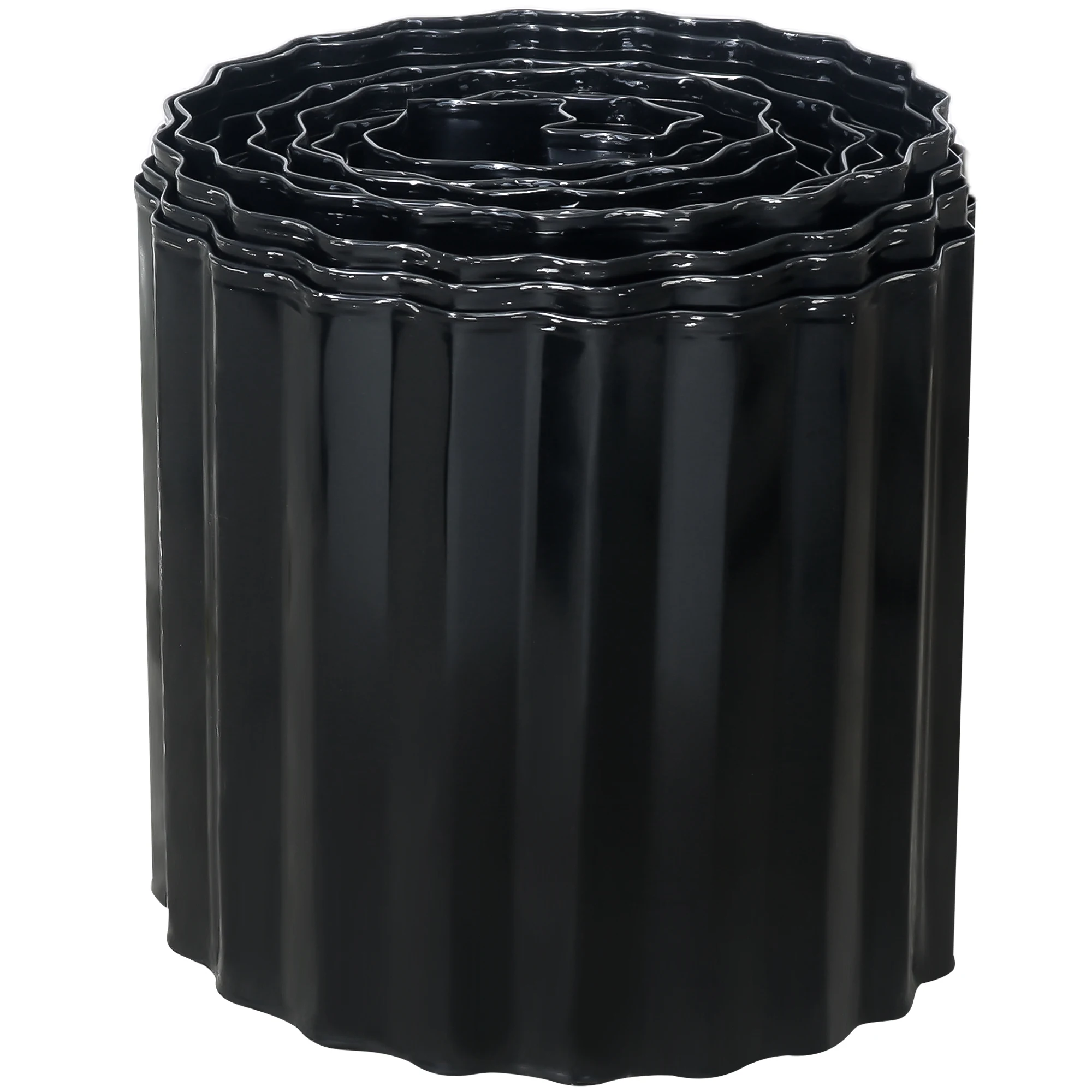 

6in×20FT Corrugated Metal Garden Edging,Sturdy Lawn Edging Brooder,Landscape Edging Border for Lawn, Flower Bed,Garden and Yard