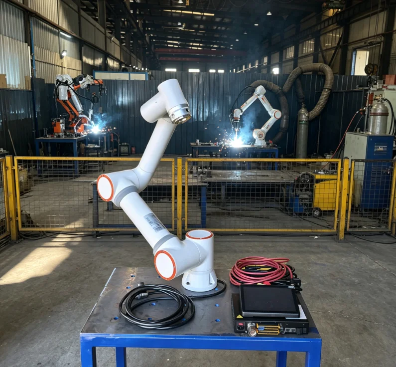 Easy Drag and Drop Program 6-Axis Collaborative Robot Arm 5-12kg Payload Pick and Place Machine Cobot Robotic Arm for Welding