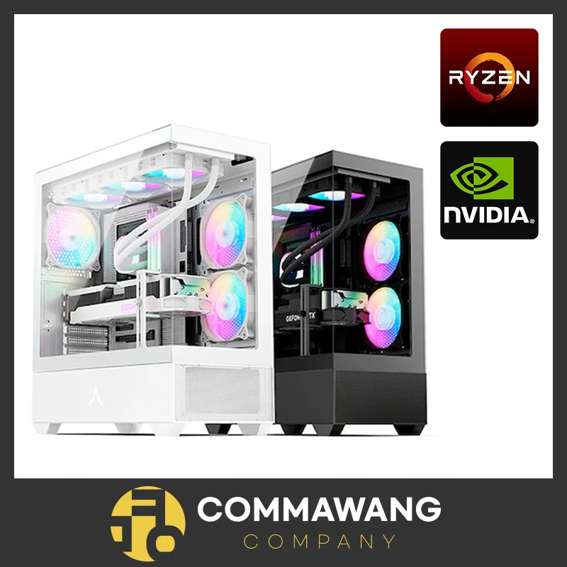 Comma King _ Ryzen R5_RTX4060TI _ Gaming _ assembled PC