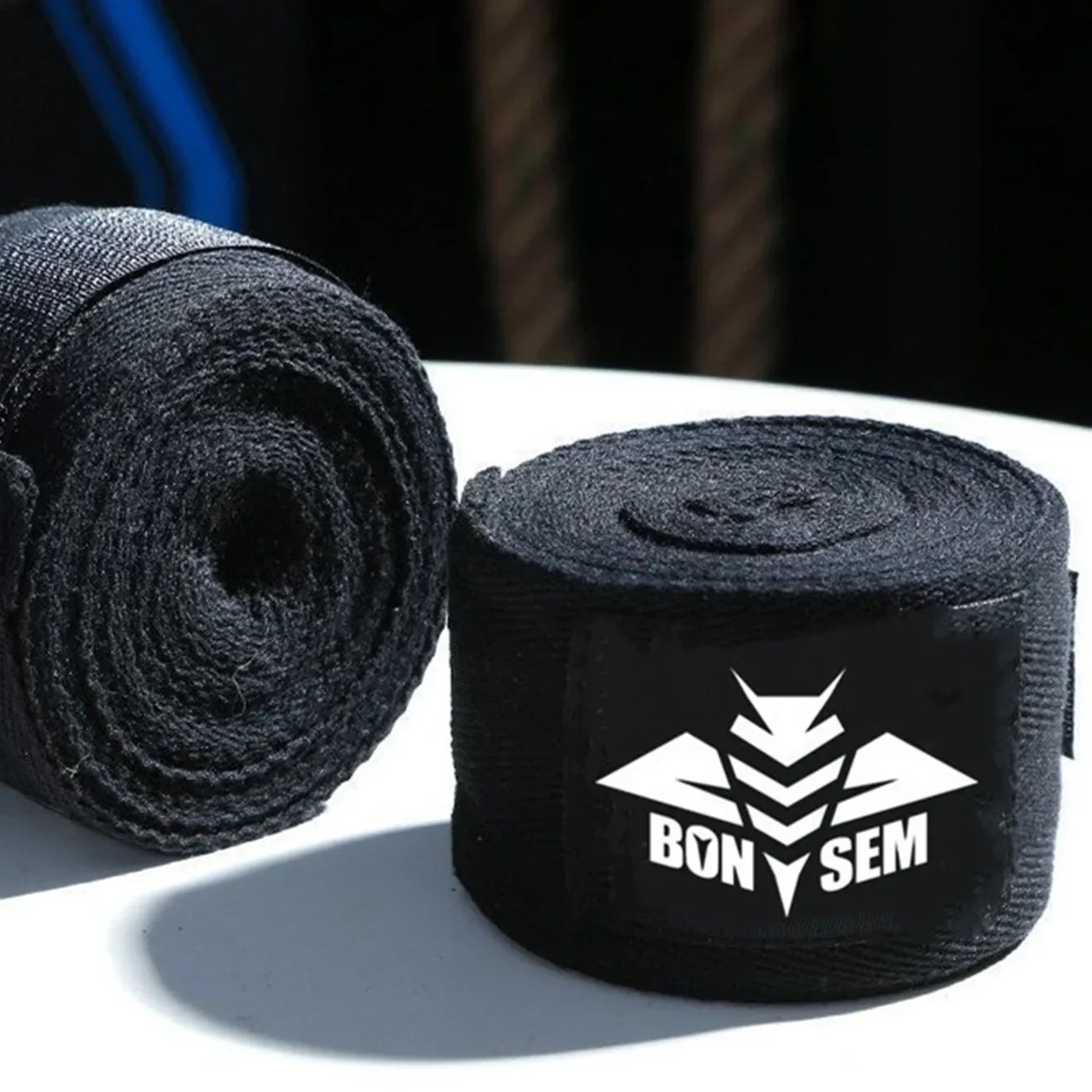 2 rouleaux 2.5/3/5M coton boxe pansement sport sangle Sanda Kick boxe MMA main gants enveloppes ceinture boxe sport enveloppes pansement