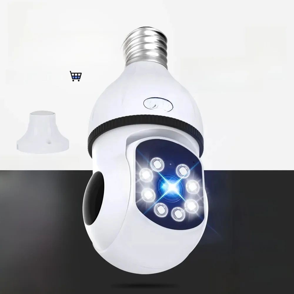 Neye 8MP 4K WiFi żarówka bezpieczeństwa kamera domowa kryty 5-krotny zoom panoramiczna kamera PTZ IP CCTV inteligentna kamera bezpieczeństwa w domu — 2