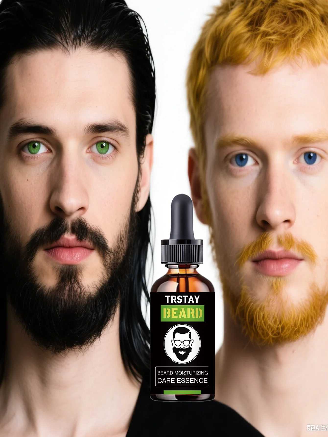 Beard Care Formula High Moisturizing Reduces Static Electricity Soft Stylish Healthy Beard Growth Nourishing Vitamins Essential - Image 3