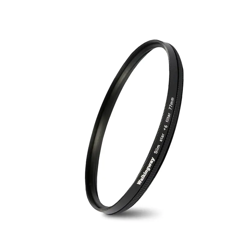 Walkingway Star Filter Lens 52mm 62mm 67mm 72mm 77mm 82mm Star Camera Lens Filter voor Sony/Canon/Nikon Star Filter Set met tas