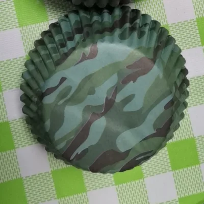 100pcs white cow/zebra/leopard animal print Camouflage stripe Grid Gingram Cupcake Liner muffin baking Cup cake mold birthday