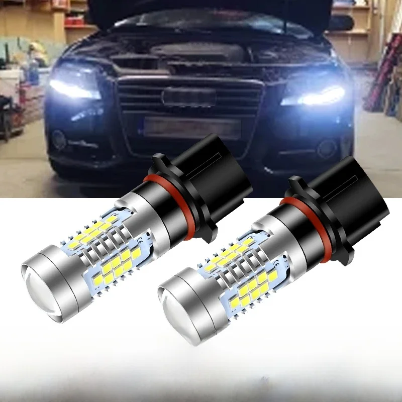 2 stücke P13W Canbus Kein Fehler Für 2008-2012 Audi A4 B8 NonFL Led-lampen Tagfahrlicht DRL Lampe weiß SH24W Auto Zubehör