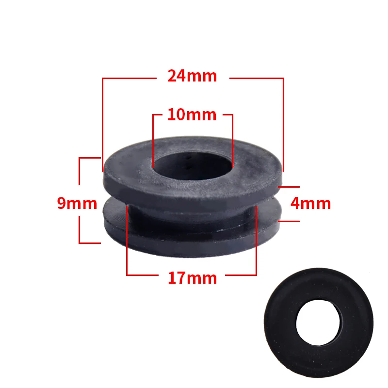 2/4/6/10 Pcs Motorcycle Scooter Rear Shock Absorber Bushing Rubber Ring Wheel Damper Bush Bushing Rubber Buffer Shock Absorber