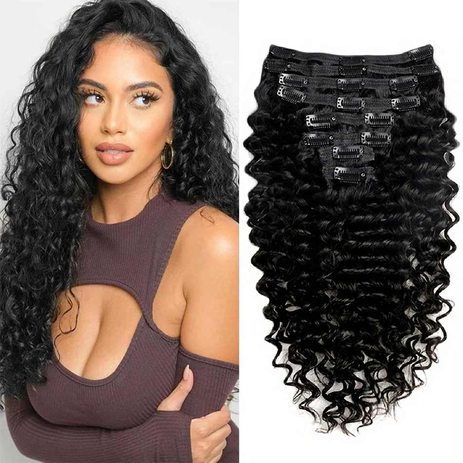 deep-wave-clip-in-human-hair-extensions-8pc-set-120g-wholesale-remy-virgin-curly-wavy-clip-on-hair-for-women-natural-hair-clips