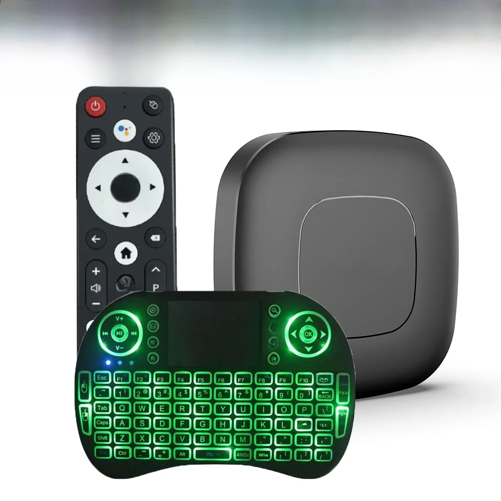 T1 Android 16 TV Box maison intelligente double Wifi 2.4G & 5G 8K vidéo 6K Ram 4GB 8GB Rom 64GB 128GB lecteur multimédia rapide Ai Box Google Voice