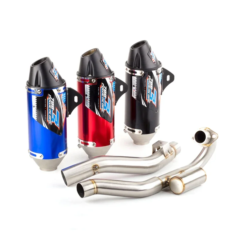 AliExpress UK 45mm Off-road Motorcycle Exhaust Muffler with Front Link Tube For Honda CRF230 Dirt Bike Exhaust