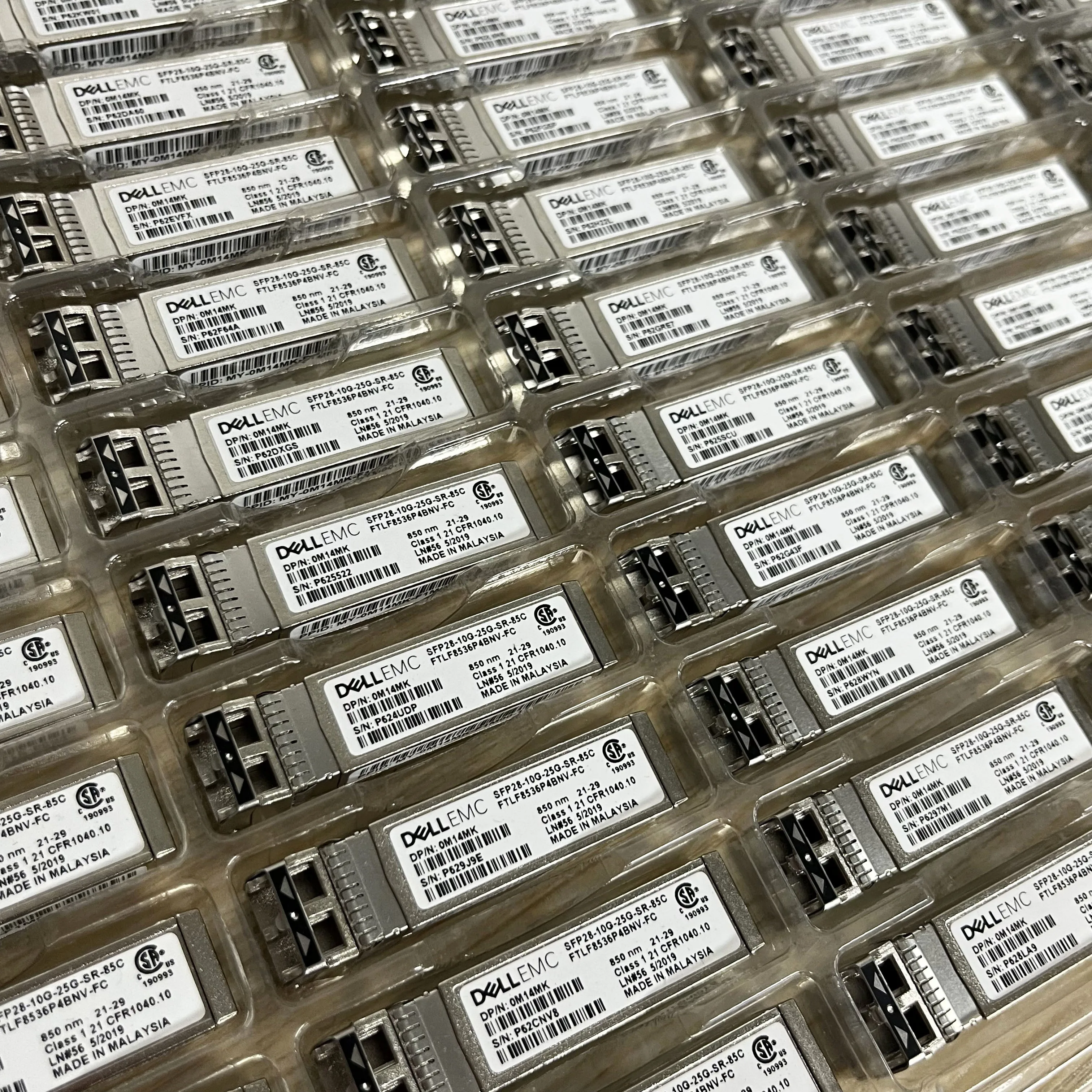 Dell M14MK SFP28-10G-25G-SR-85C Optic Transceiver Module 0M14MK FTLF8536P4BNV-FC Fast Shipping