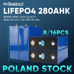 LifePo4 280Ah Grade A Batteries Poland Stock Battery 6000 Cycles Lifepo4 Battery 12V 48V Rechargable Battery For Solar