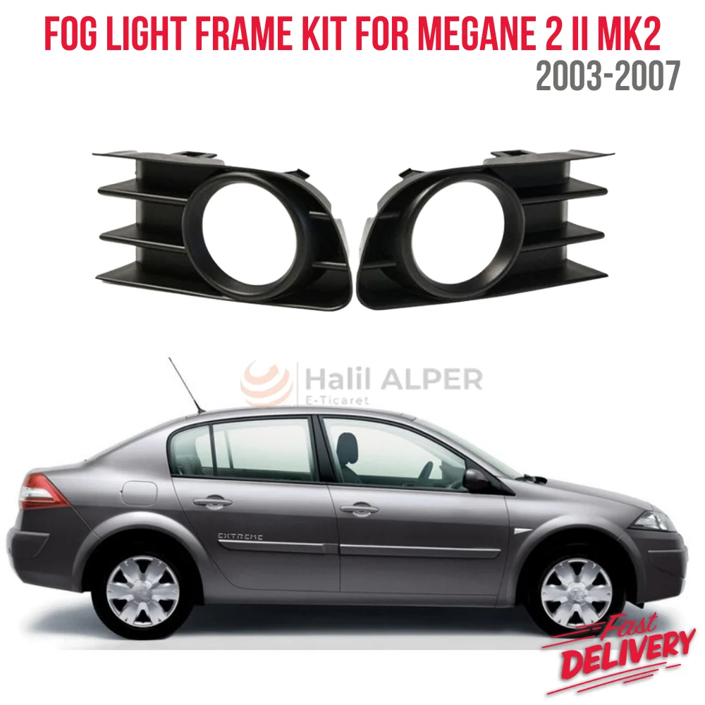 

Fog light frame kit for Megane 2 II MK2 from 2003-2007 Oem 7701474479 fast shipping high quality spares parts