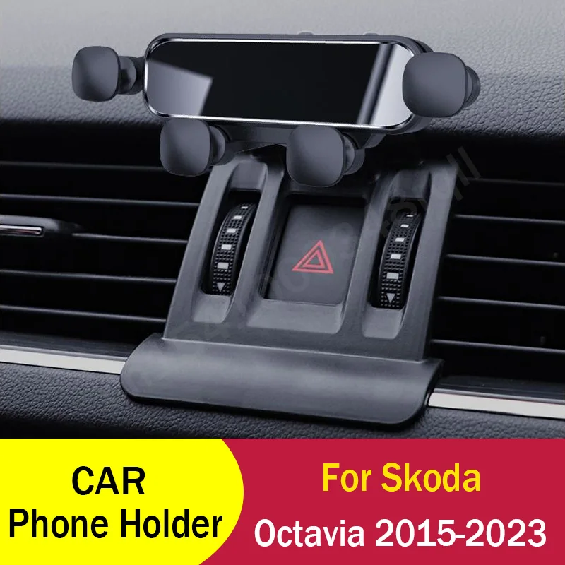 Schwerkraft Autotelefon halter für für Skoda Octavia 2016-2018 Autotelefon halterung Zubehör