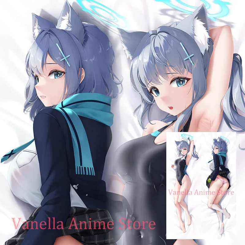 

Dakimakura Shiroko Blue Archive Anime Double-Sided Print Body Pillow Cover Life-Size Pillowcase Gifts