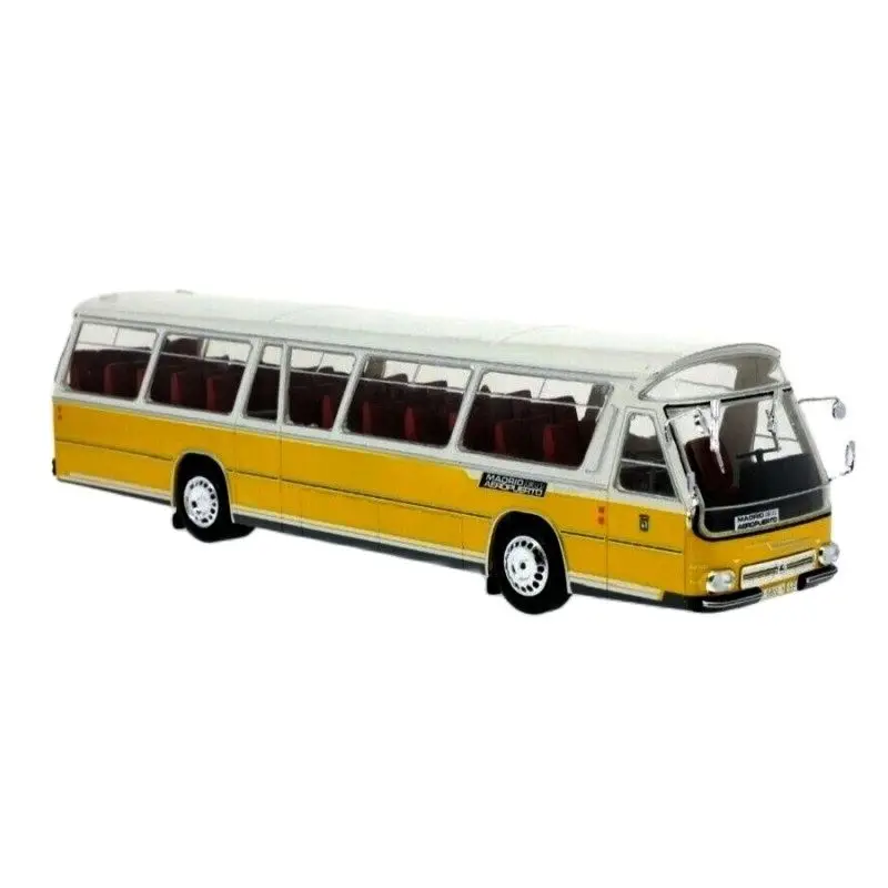 Salvat, Bus 5023 Cl Madrid-Airport 1973 Espagne, échelle 1:43, miniature en métal moulé sous pression, collection de camions et bus espagnols, sans support, neuf dans son emballage d'origine, reproduction fidèle