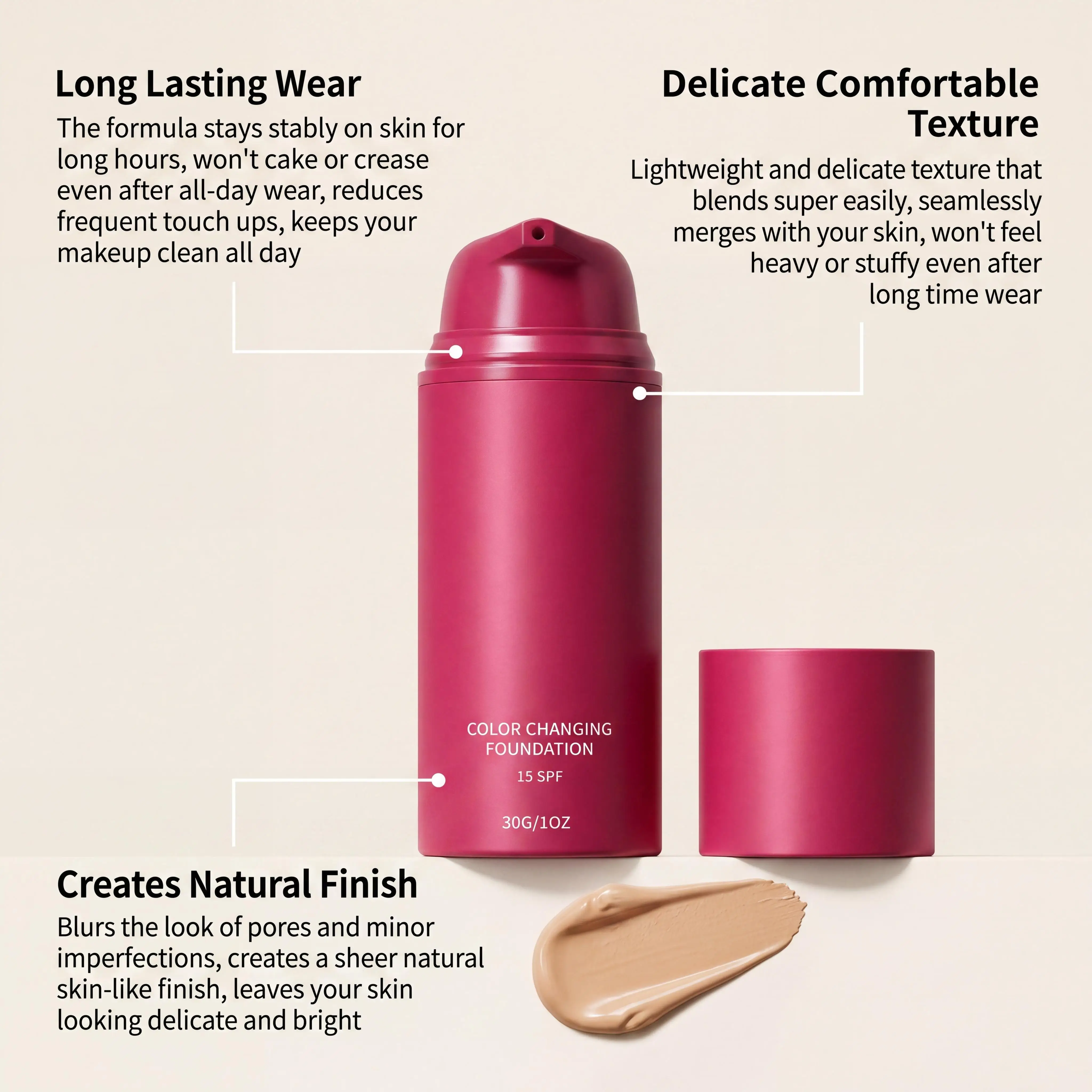 Color-Changing Liquid Foundation — product detail 6