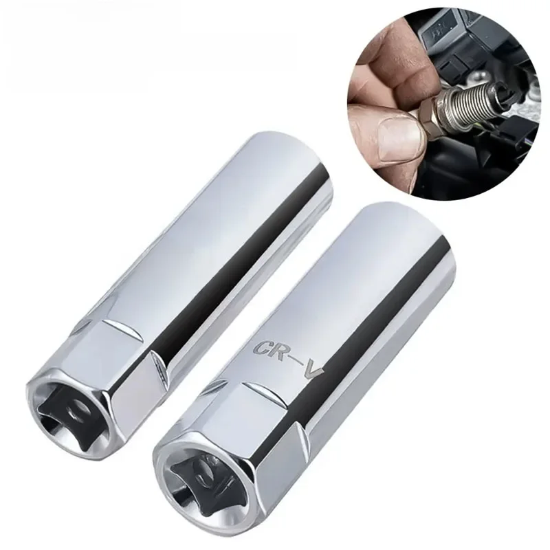 Klucz nasadowy do świec zapłonowych Adapter klucza 14 16 mm Zestaw naprawczy do montażu i wymiany Moment obrotowy Magnetyczne narzędzie do usuwania szczeliny AUTO Mechaniczne — zdjęcie 2