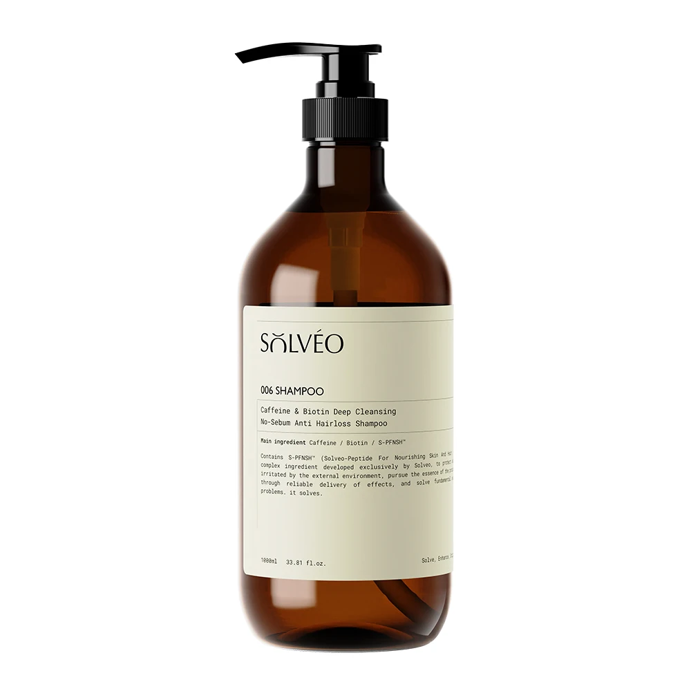 Solve Io Cafeine & Biotin Deep-CLEANSING PEAREFLEDING 1 1000ml Shampoo