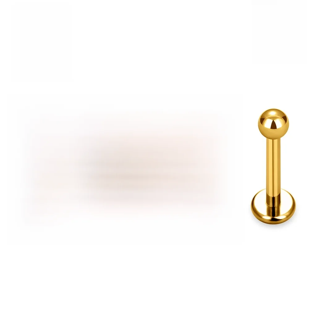 G23 titane Stud amour foudre étoile lune formes multiples plaqué or Piercing bijoux pour hommes et femmes oreille os Stud