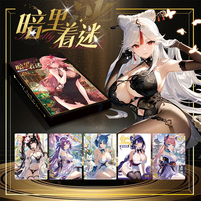 Новая карта богини SECRETLY FASCINATED Коллекция Waifu Doujin Booster Box Игровая карта для хобби Пикантная редкая карта LSP SSP SSR Игрушки Подарки