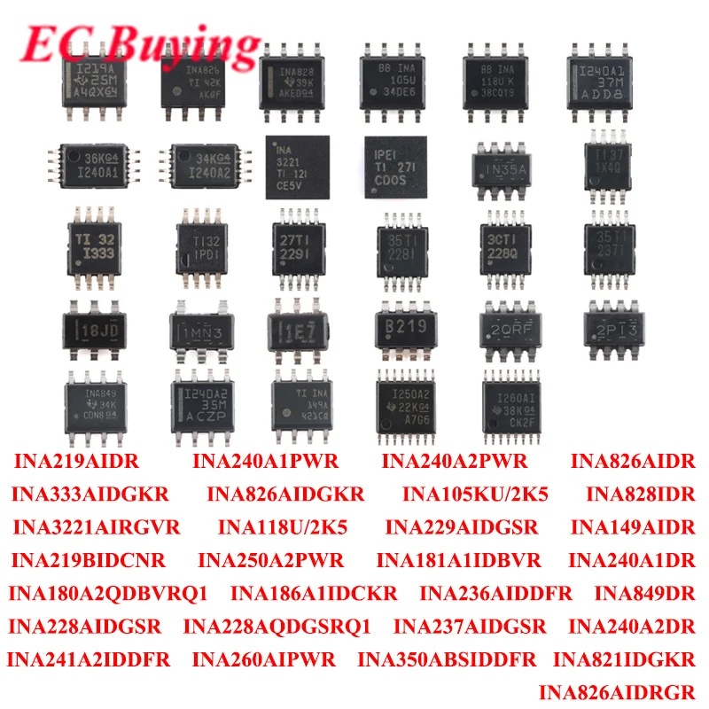 10-шт-1-шт-ina219aidr-ina240a1pwr-ina240a2pwr-ina826aidr-ina333aidgkr-ina826aidgkr-ina105ku-2k5-ina828idr-ina3221airgvr