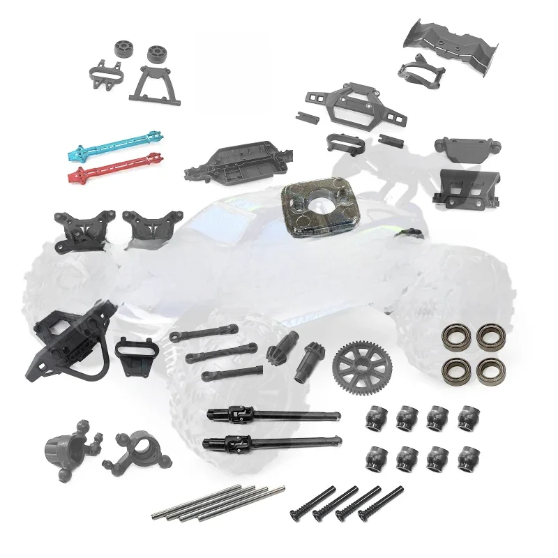 16101 16102 16103 16201 High Speed Racing 1/16 4WD 50 km/h RC Auto Original Ersatzteile Empfänger Teile Kit