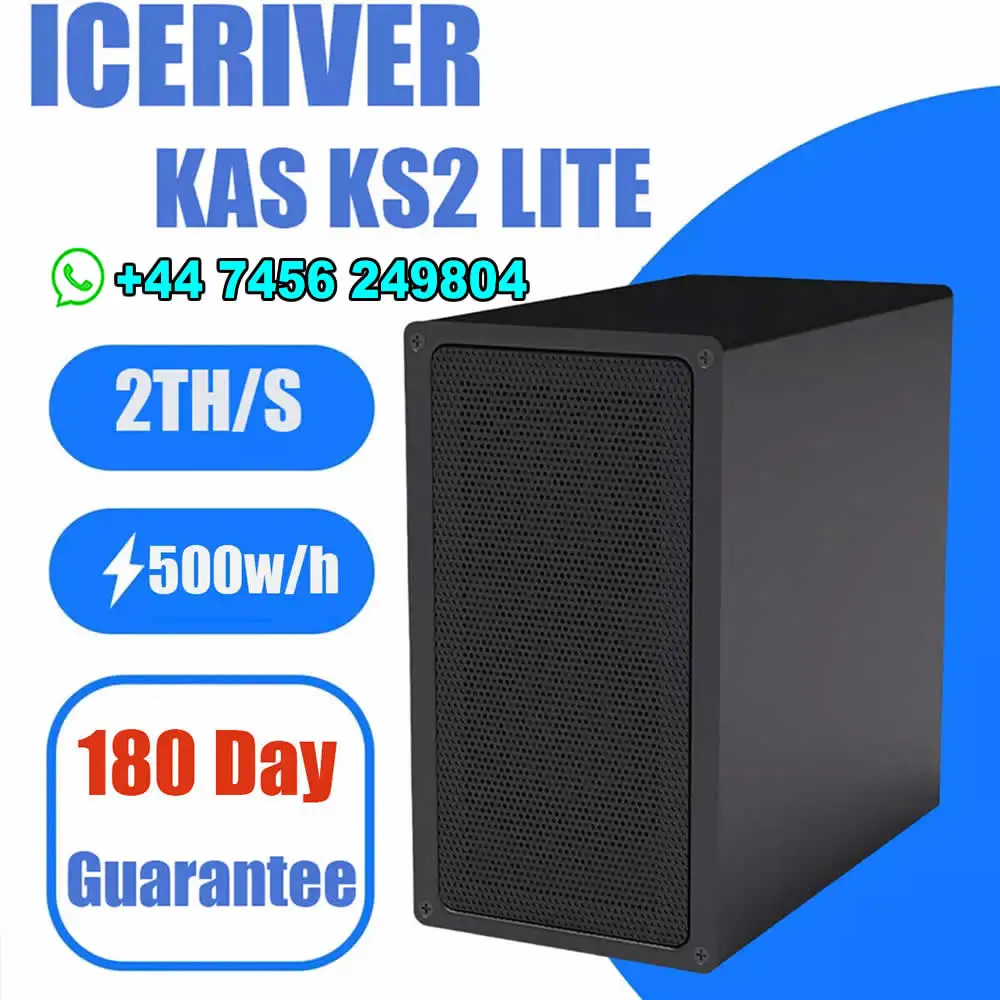 DX COMPRE 3 GANHE 2 GRÁTIS ICERIVER KS2 Lite 2Th 500W KASPA Miner com PSU 100% AUTÊNTICO