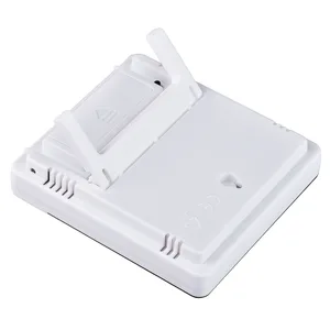 Nhiệt kế điện tử và hygrometer với đồng hồ báo thức, đồng hồ đo nhiệt độ và độ ẩm kỹ thuật số LCD, trạm thời tiết có thể điều chỉnh 6 Bán hàng vect chính - 5
