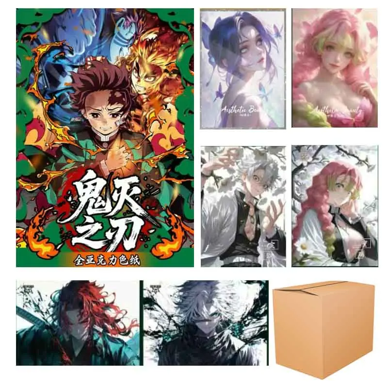 

Demon Slayer Cards Wholesale Booster Box Wen Lan Cultural Creation Anime Character Collection Card Board Game Card Holiday Gift