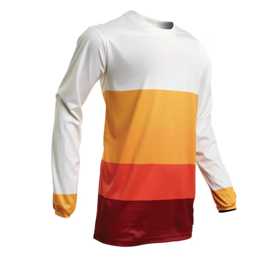 AliExpress NONE Men's Long Sleeve Motorcycle Downhill Jersey Motocross T-shirt MTB Shirt Riding Bicycle Clothing Camisa Bike Masculino