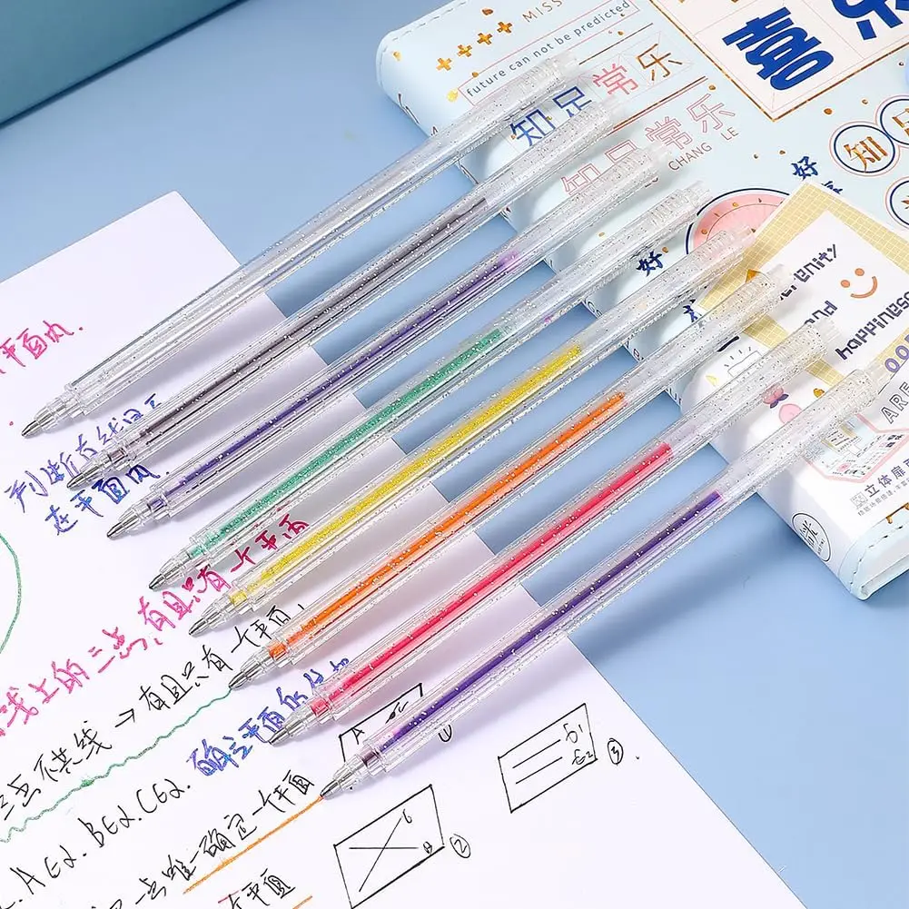 

Набор из 8 блестящих гелевых ручек, блестящие металлические маркеры для раскрашивания детей и художественных проектов для взрослых