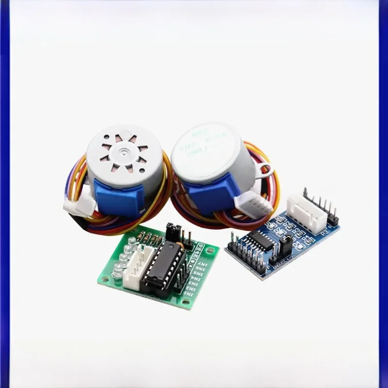 DC 5V 12V 28BYJ-48 Silnik krokowy z przewodem 25cm Redukcja Silnik krokowy 4-fazowy z płytą sterownika ULN2003 Arduino Diy Kit — zdjęcie 2